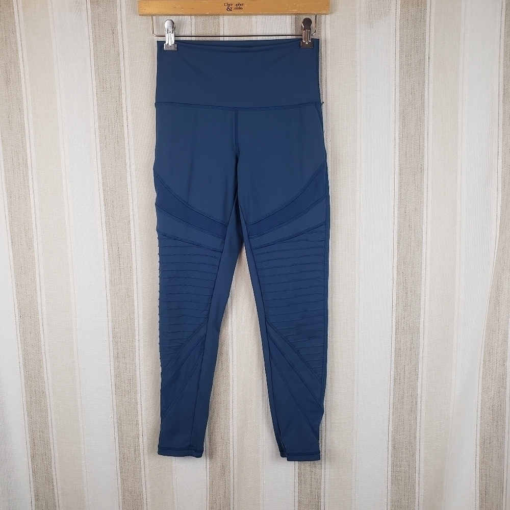 Aerie Chill Play Move High Waisted Leggings Blue Size Small